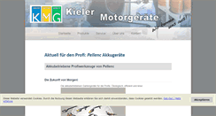 Desktop Screenshot of kieler-motorgeraete.de